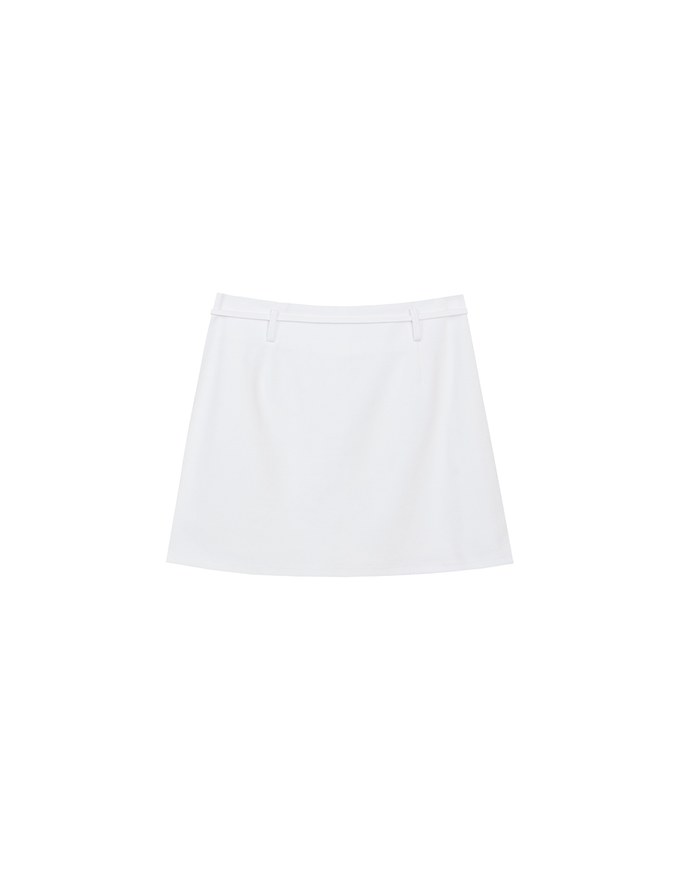 AIRY HOURGLASS Asymmetric Skirt with Drawstring Detail
