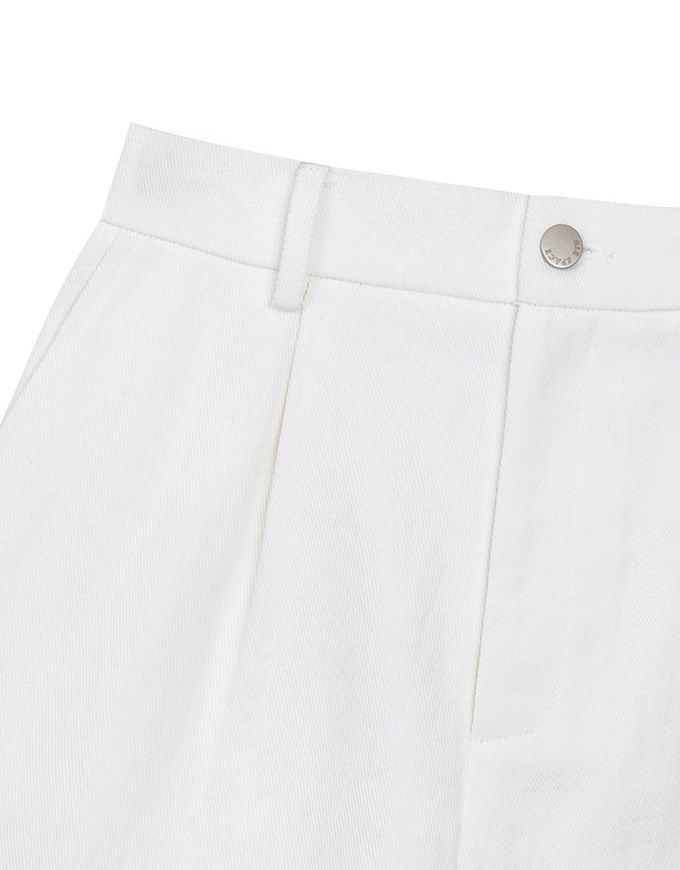 High Waist Pleated Tailored Wide Leg Shorts