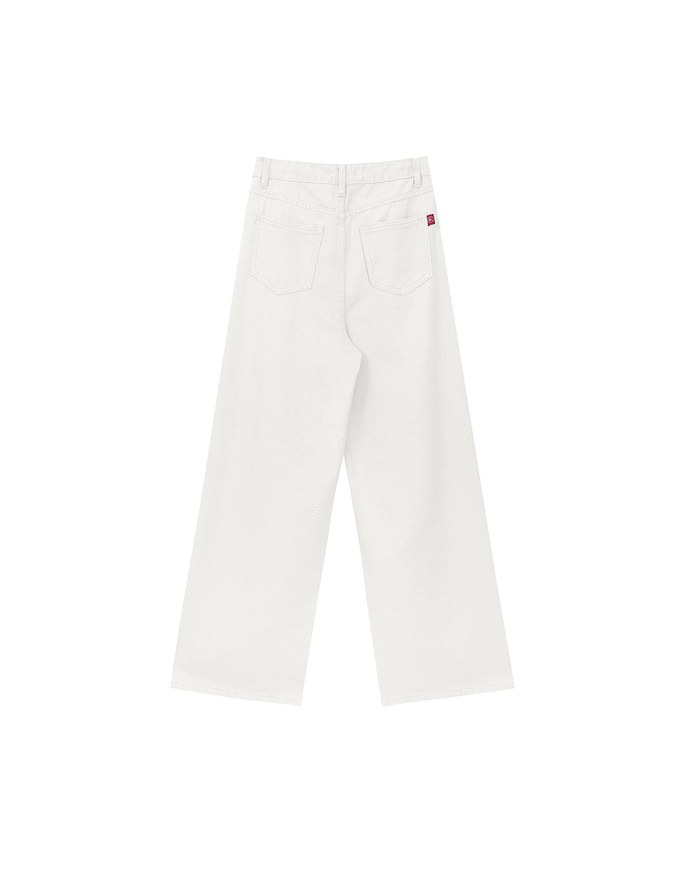 【Lyra & Toby】Distressed Drawstring Wide Leg Casual Pants