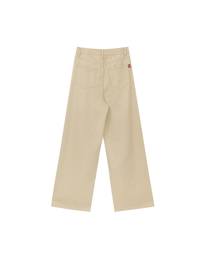 【Lyra & Toby】Distressed Drawstring Wide Leg Casual Pants