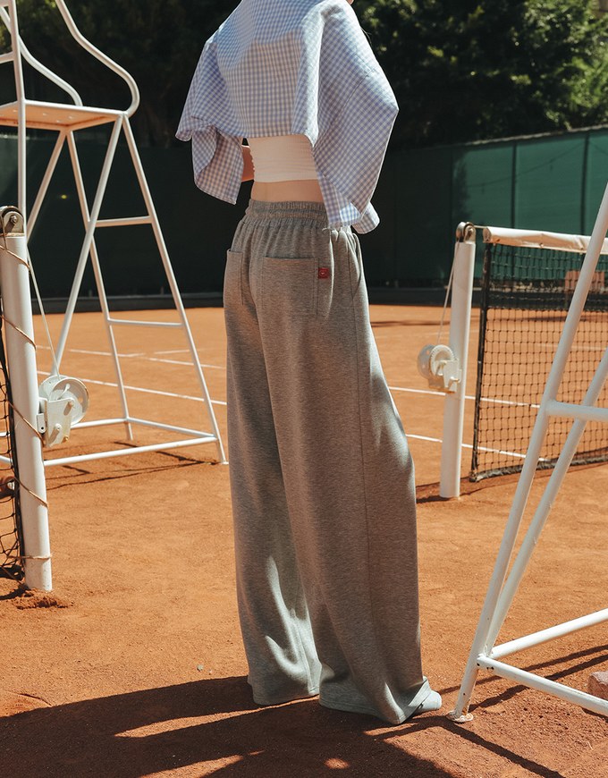 【Lyra & Toby】Elastic Waist Casual Sweat Pants