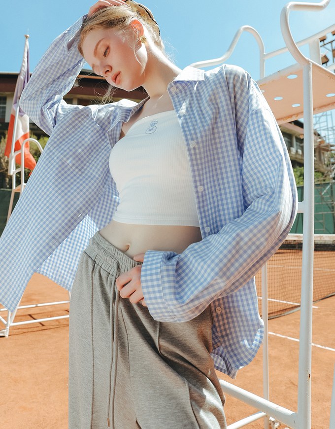 【Lyra & Toby】Elastic Waist Casual Sweat Pants