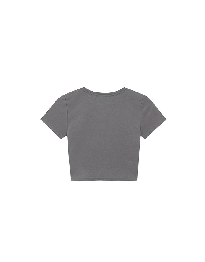 Candy Splash Slogan Fitted Tee