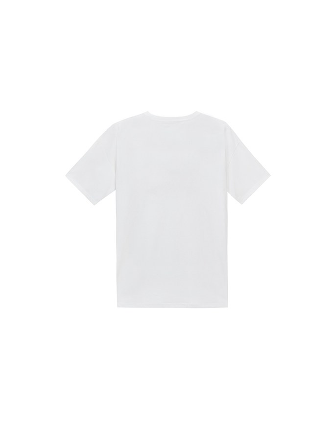 Ribbon Bow Embroidered Oversized Letter Tee