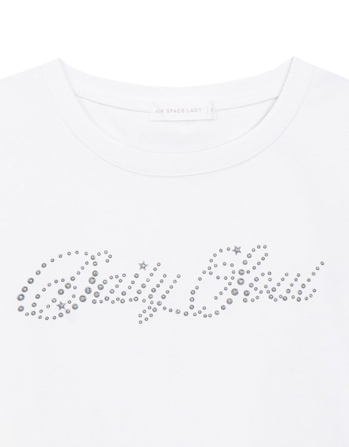 Daily Soul晶鑽字母短TEE