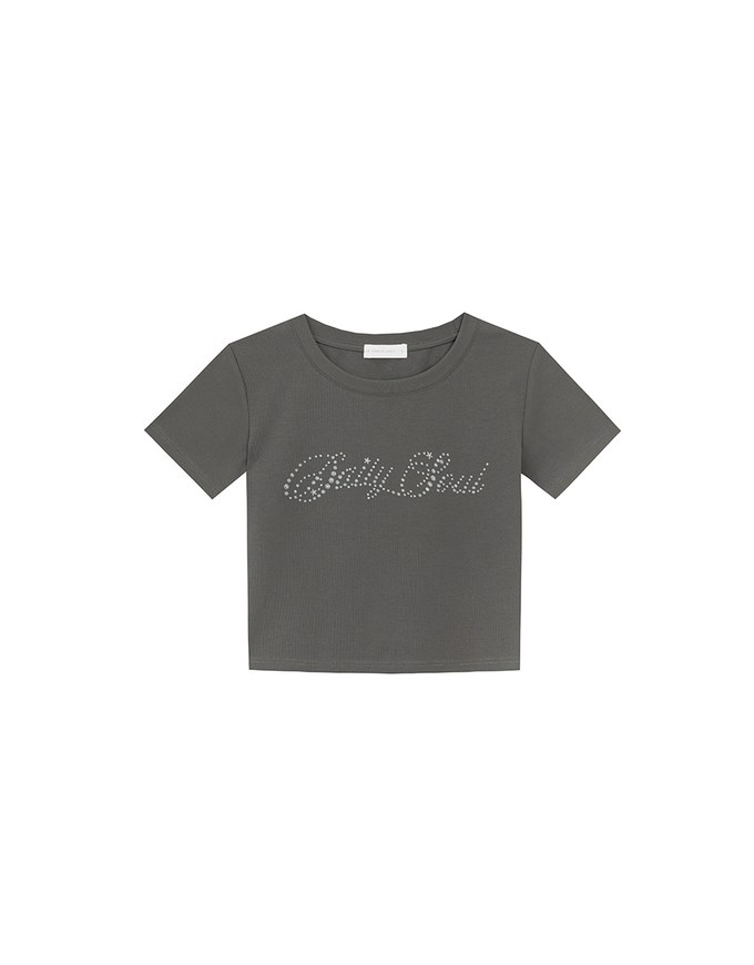 Daily Soul晶鑽字母短TEE