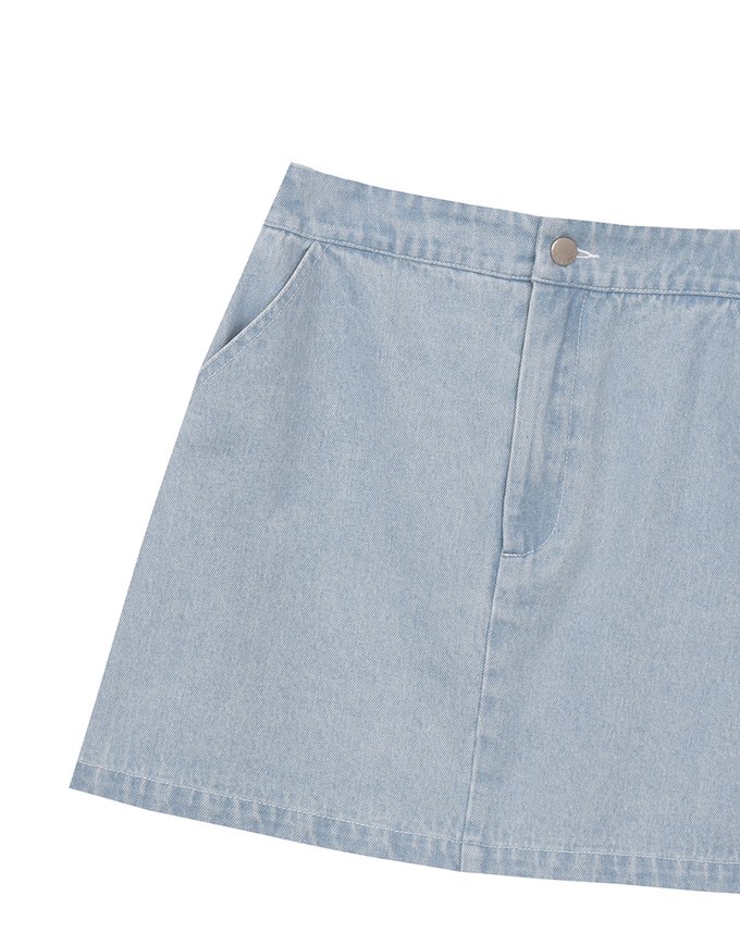 High Waist Fitted Jeans Denim Mini Skirt