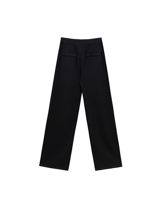 AIRY HOURGLASS Relaxed Fit Wide Leg Pants with Seam Detail