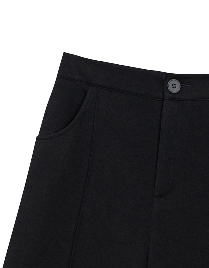 AIRY HOURGLASS Relaxed Fit Wide Leg Pants with Seam Detail
