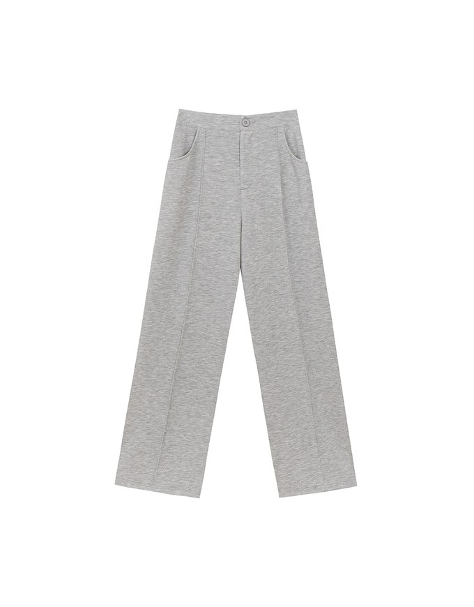 AIRY HOURGLASS Relaxed Fit Wide Leg Pants with Seam Detail