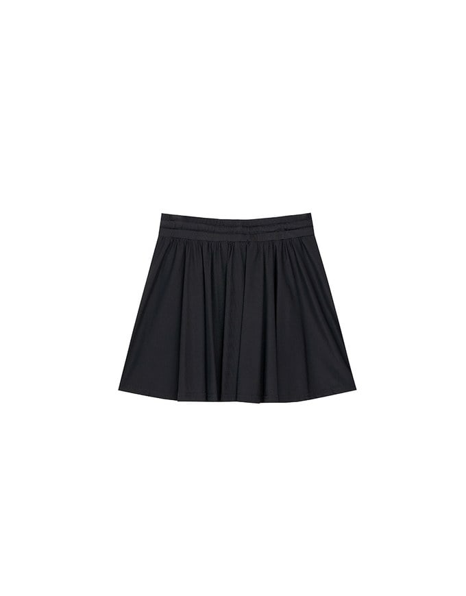 Cooling Fabric High Waist Flare Skort with Inner Shorts