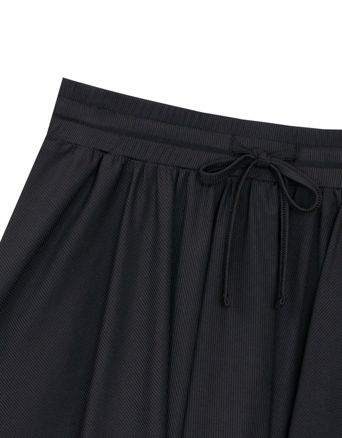 Cooling Fabric High Waist Flare Skort with Inner Shorts