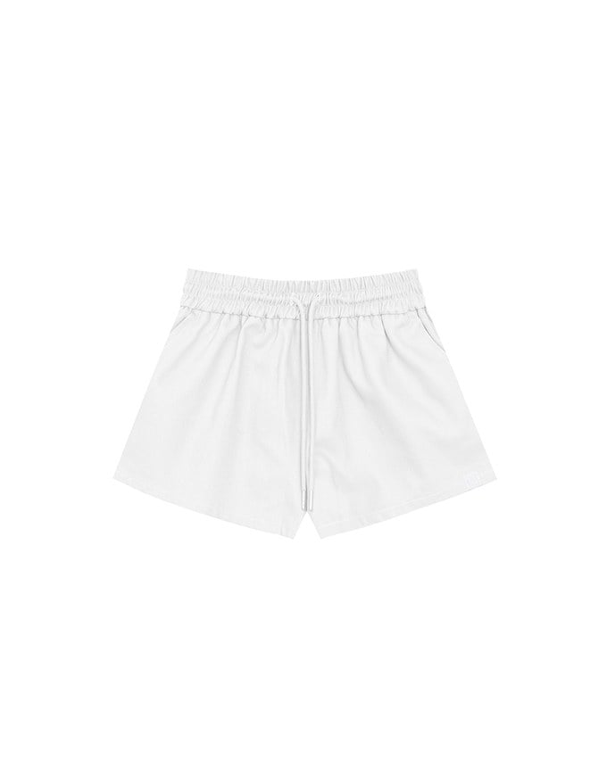 Adjustable Drawstring Waist Relaxed Fit Casual Shorts with Pockets