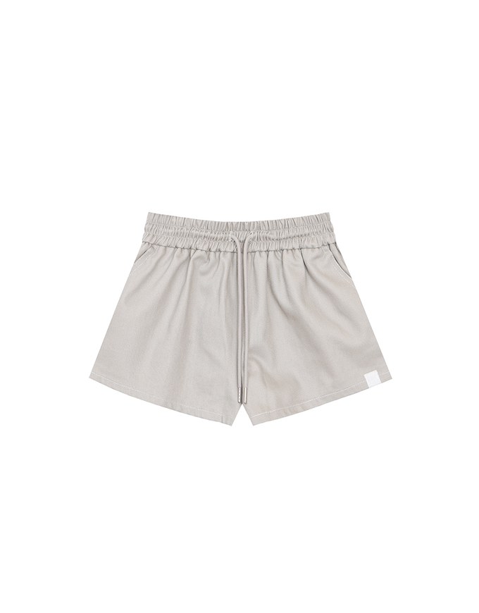 Adjustable Drawstring Waist Relaxed Fit Casual Shorts with Pockets