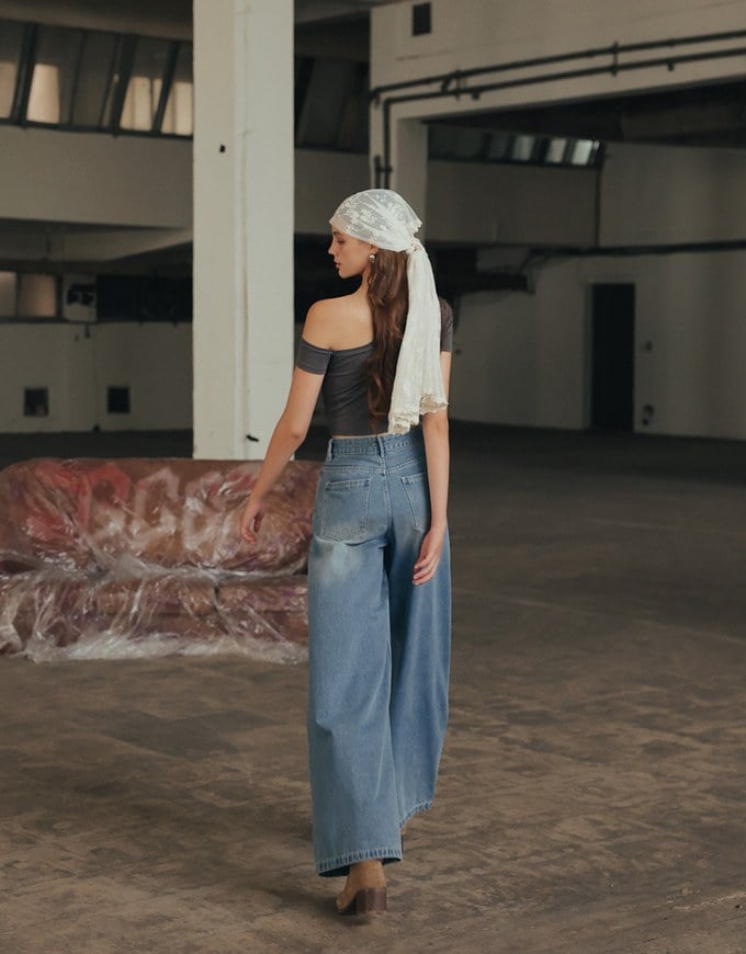 Basic One Shoulder Fitted Ribbed Crop Bra Top