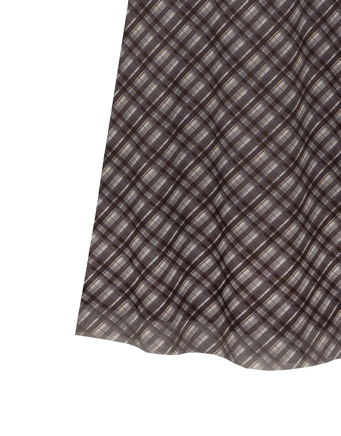 Vintage Inspired Plaid A Line Maxi Skirt