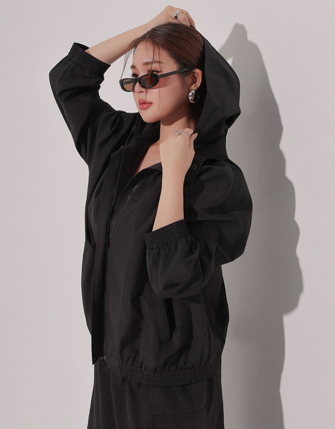 High Waist Cargo Pocket Maxi Skirt with Drawstring Hem