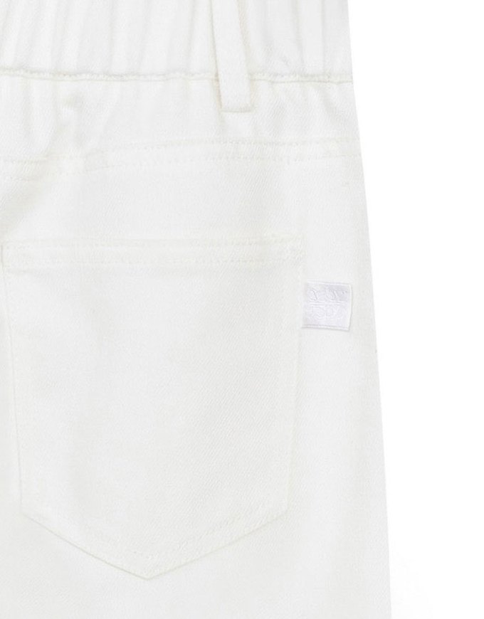 【Stain Resistant】Relaxed Fit High Waist Wide Leg Jeans Denim Pants