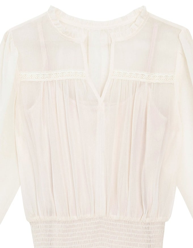 Lace Trim Drawstring Sleeve Cropped Cardigan and Elastic Waist A Line Mini Skirt Set Wear