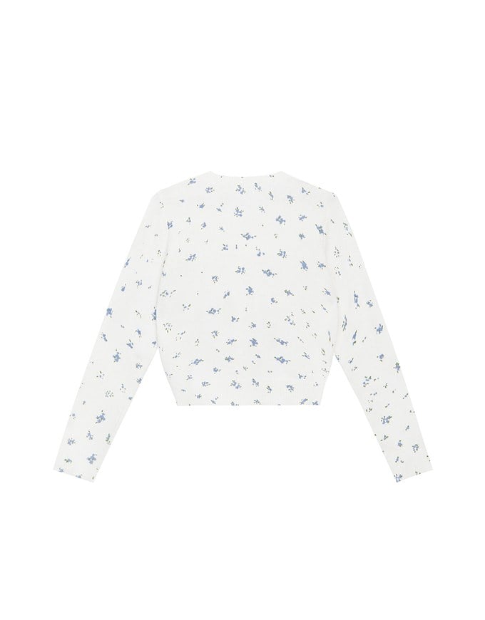 【Ling Cheng Design】Classic Crew Neck Buttoned Knit Cardigan