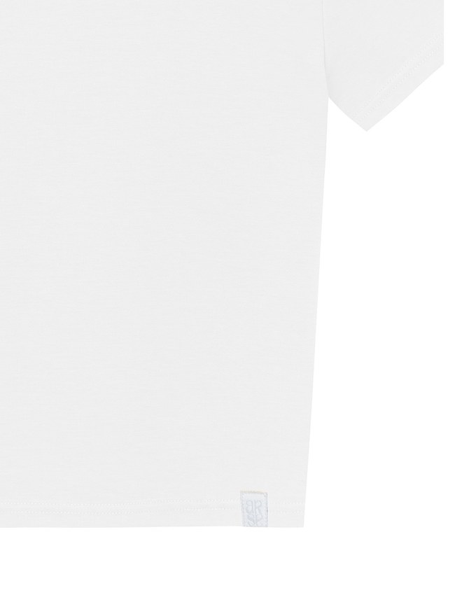 【Stain Resistant】Simple Basic Crew Neck Fitted Crop Tee