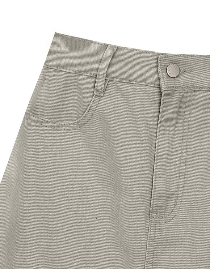 High Waisted Wash Jeans Denim A Line Mini Skirt