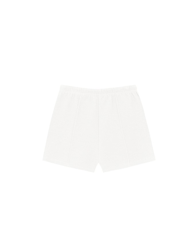Textured Drawstring Waist Casual Shorts