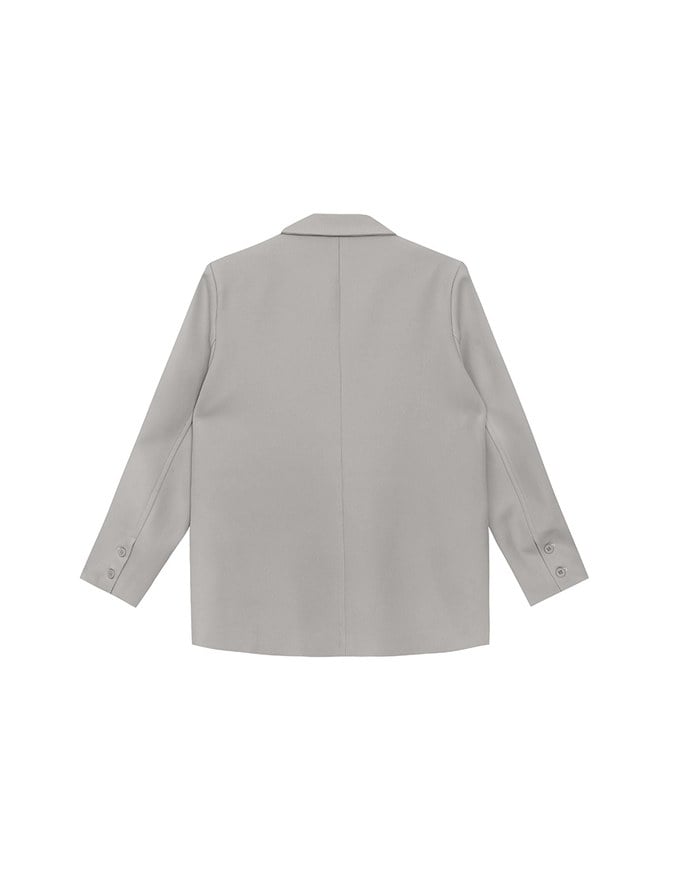 【Ling Cheng Design】Oversized Double Breasted Tailored Blazer Jacket