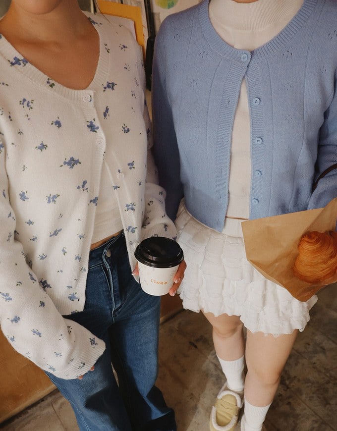 【Ling Cheng Design】Mock Neck Short Sleeve Fitted Ribbed Knit Top