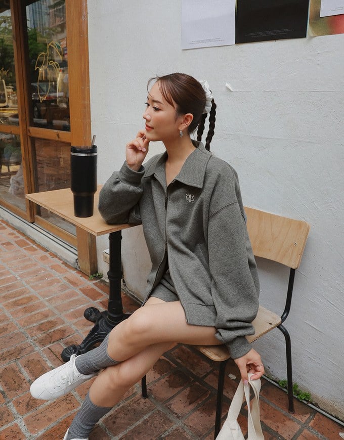 【Ling Cheng Design】Comfy Daily Drawstring Elastic Waist Shorts with Pockets