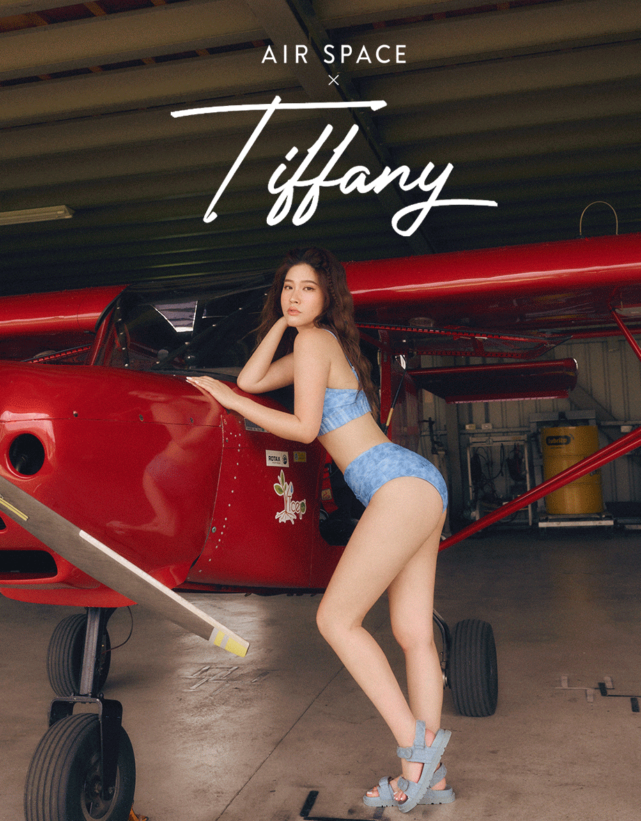 【TIFFANY聯名】交疊V字束腹泳褲