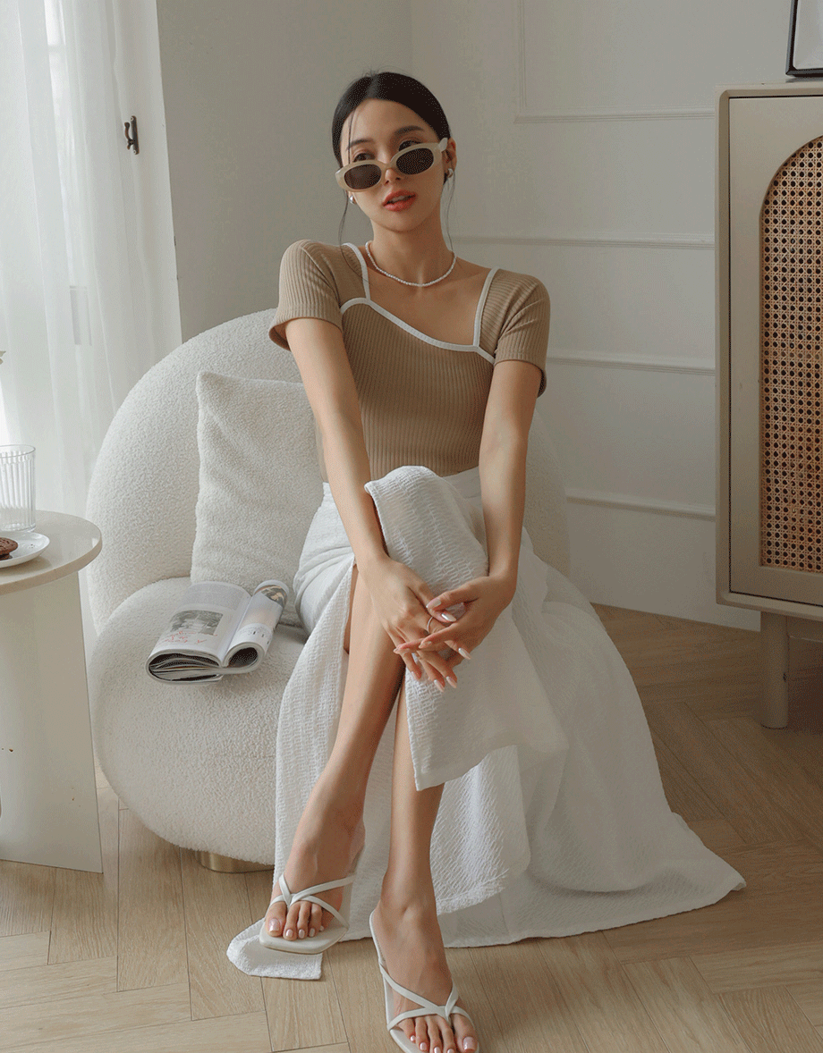 Asymmetric Knit Top