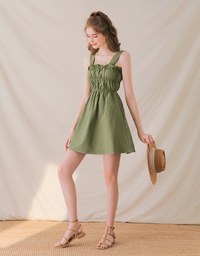Sweetie Ruffle Thick Strap Dress