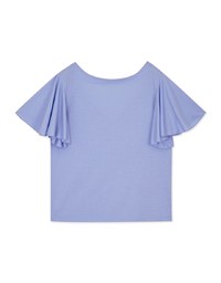Flared Sleeves With Slit Top