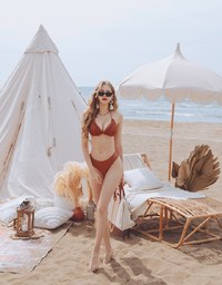 Enhanced Side Strappy Bikini Bottom