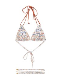 IRIS X Printed Double Straps Bikini Top (Thick Padded)