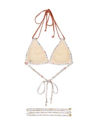 IRIS X Printed Double Straps Bikini Top (Thick Padded)