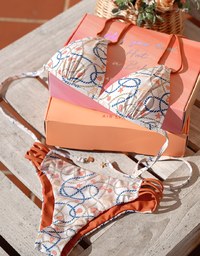 IRIS X 2 Way Printed Strappy Side Bikini Bottom