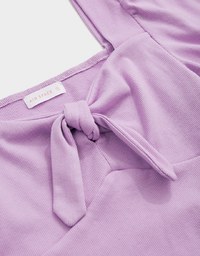 Stylish Front-Knot Crop Top