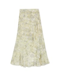 Tie-Dye Ruffled Mullet Skirt