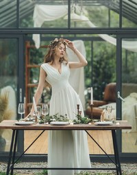Classy Grecian Maxi Dress (With Sewn-In Paddings)