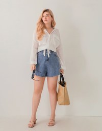 Laidback Drawstring-West Blouse