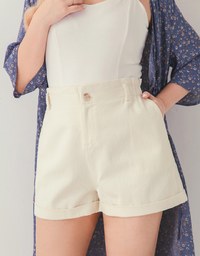 Twill Turn-Up Shorts
