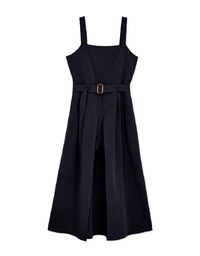 Maxi Skirt Overlay Playsuit (With Belt)