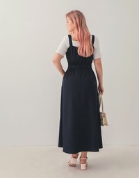 Maxi Skirt Overlay Playsuit (With Belt)