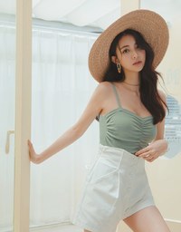 Scrunch Fitted Cami Top