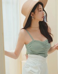 Scrunch Fitted Cami Top