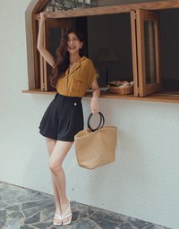 Modern Twist Batwing Blouse