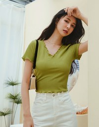 Basic Lettuce-Hem Top