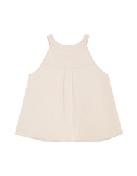 Elevated Detailing Buckle Halter Neck Cami Top